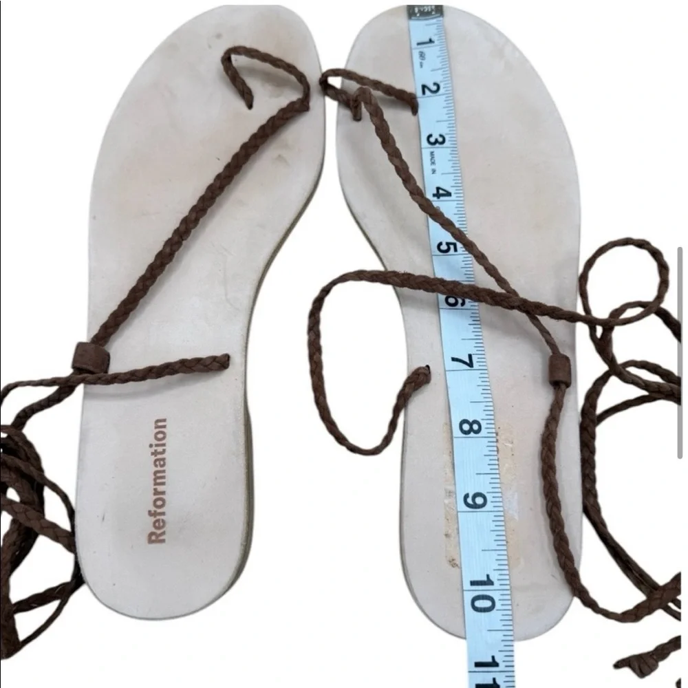 Brown Reformation Jeanne Sandal - Picture 4 of 7